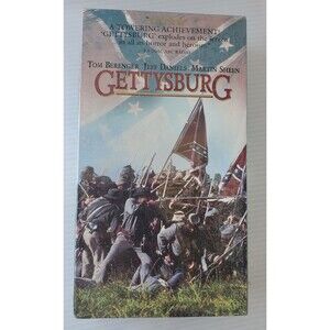 Gettysburg Tom Berenger Jeff Daniels Martin Sheen 2 Box Set 1993 VHS New Sealed